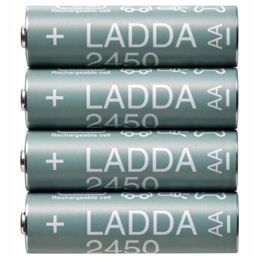 IKEA LADDA AKUMULATORKI AA HR06 1.2V 2450mAh 4 SZT