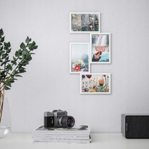 IKEA YLLEVAD RAMKA NA 4 ZDJĘCIA A6 10X15 CM 4 SZT. - obrazek 2