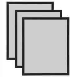 IKEA FISKBO RAMKA NA ZDJĘCIA CZARNA 40X50CM 3 SZT.