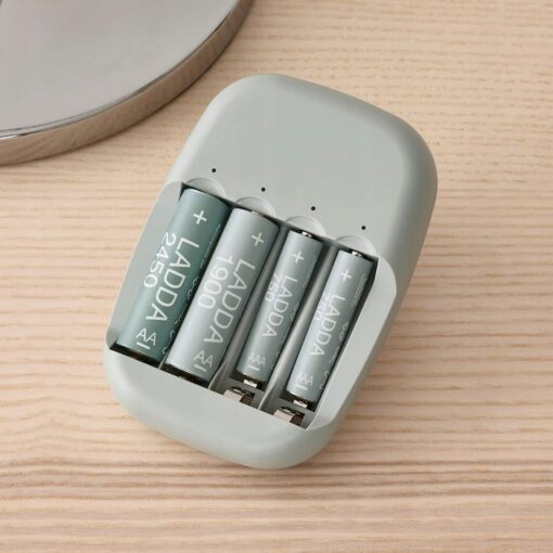 IKEA LADDA AKUMULATORKI/BATERIE AAA 750 mAh 4 SZT. - obrazek 6