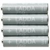 IKEA LADDA AKUMULATORKI/BATERIE AAA 750 mAh 4 SZT.