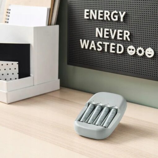 IKEA LADDA AKUMULATORKI/BATERIE AAA 750 mAh 4 SZT. - obrazek 2