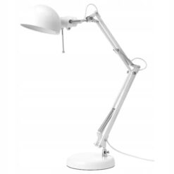IKEA FORSA LAMPKA BIURKOWA LAMPA BIAŁA