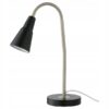IKEA KVART LAMPKA BIURKOWA LAMPA NA BIURKO CZARNA
