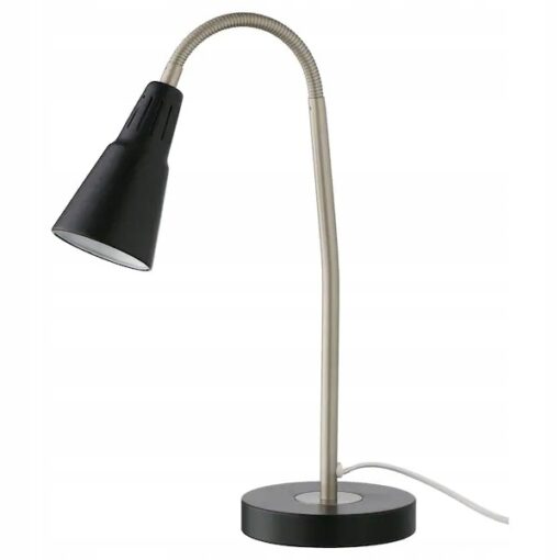 IKEA KVART LAMPKA BIURKOWA LAMPA NA BIURKO CZARNA