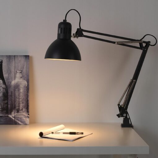 IKEA TERTIAL LAMPA BIURKOWA SZARA REGULOWANA - obrazek 2