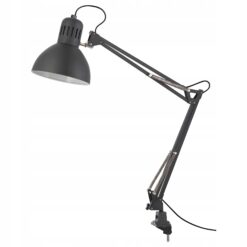 IKEA TERTIAL LAMPA BIURKOWA SZARA REGULOWANA