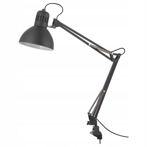 IKEA TERTIAL LAMPA BIURKOWA SZARA REGULOWANA