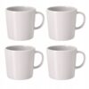 IKEA DINERA KUBEK ZESTAW KUBKÓW BEŻOWE 300ML 4szt.