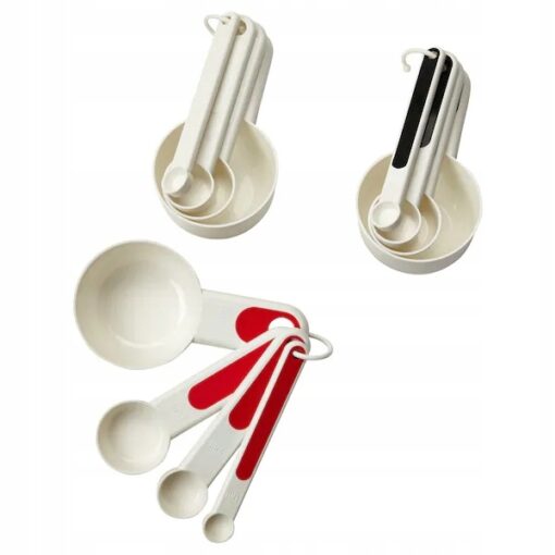 IKEA STAM MIARKI W KSZTAŁCIE ŁYŻEK ZESTAW 4 SZTUKI