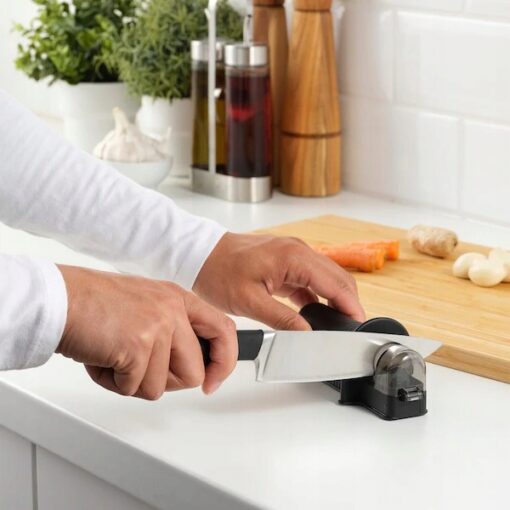 IKEA ASPEKT OSTRZAŁKA DO NOŻY CZARNA 16 CM - obrazek 5