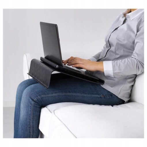 IKEA BRADA PODSTAWKA POD LAPTOPA NA KSIĄŻKI CZARNA - obrazek 3
