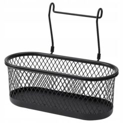 IKEA HULTARP POJEMNIK NA RELING CZARNY 31x16 CM