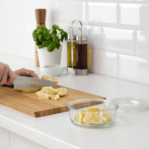 IKEA 365+ POJEMNIK NA ŻYWNOŚĆ SZKLANY ZESTAW 3 SZT - obrazek 2