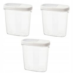 IKEA 365+ POJEMNIKI NA SUCHĄ ŻYWNOŚĆ 1,3L 3 SZTUKI