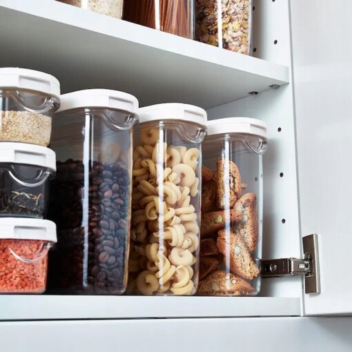 IKEA 365+ POJEMNIKI NA SUCHĄ ŻYWNOŚĆ 1,3L 3 SZTUKI - obrazek 4