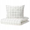 IKEA VITKLOVER POSZWA NA KOŁDRĘ PODUSZKĘ 150x200/50x60