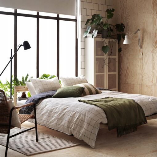 IKEA VITKLOVER POSZWA NA KOŁDRĘ PODUSZKĘ 150x200/50x60 - obrazek 4
