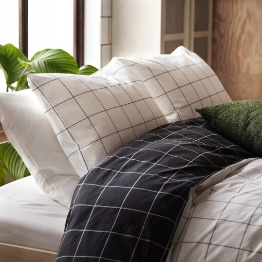 IKEA VITKLOVER POSZWA NA KOŁDRĘ PODUSZKĘ 150x200/50x60 - obrazek 5