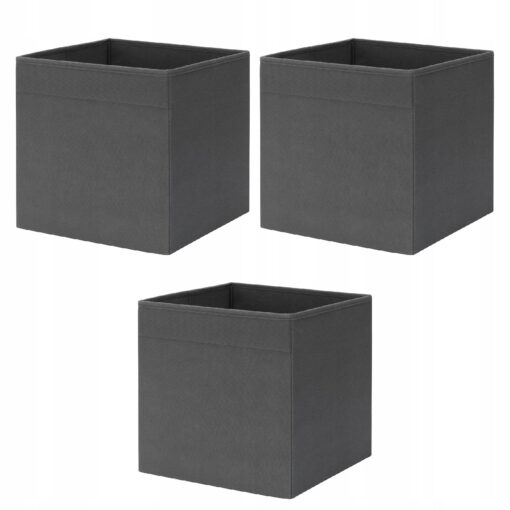 IKEA FYSSE PUDEŁEKA DO REGAŁU FLYSTA 30x30cm 3 szt