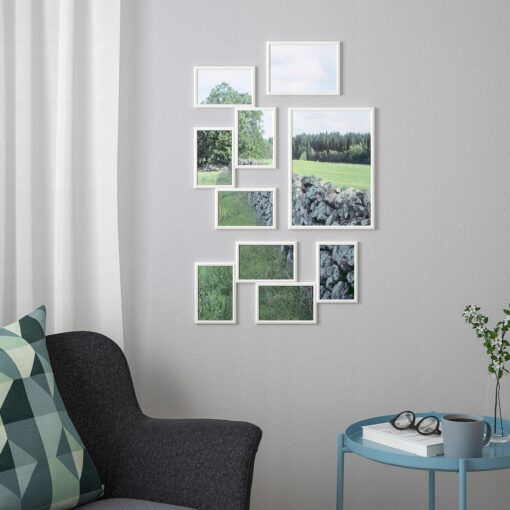 IKEA YLLEVAD RAMKA NA ZDJĘCIA BIAŁA 13X18 CM - obrazek 3