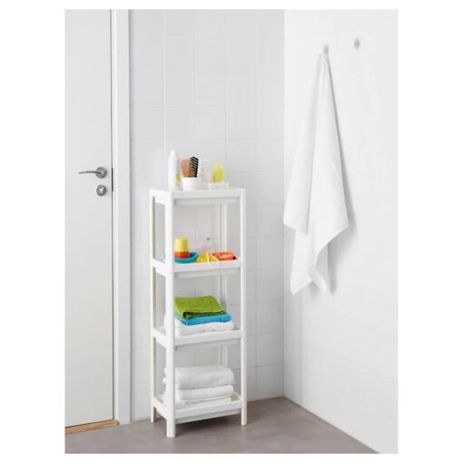 IKEA VESKEN REGAŁ ŁAZIENKOWY BIAŁY SZAFKA 100 CM - obrazek 2