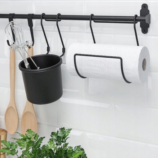 IKEA HULTARP RELING KUCHENNY DRĄŻEK 60 CM CZARNY - obrazek 2