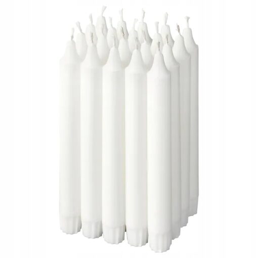 IKEA JUBLA ŚWIECE DO KANDELABRA 20 SZT. 19 CM