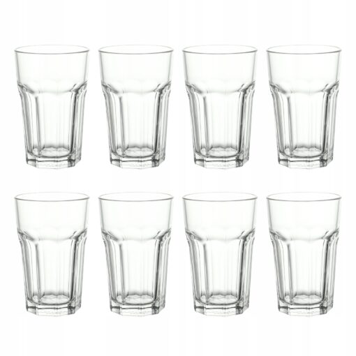 IKEA POKAL ZESTAW SZKLANEK 8 SZTUK SZKŁO 350 ML