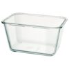 IKEA 365+ SZKLANY POJEMNIK NA ŻYWNOŚĆ SZKŁO 1.8 L