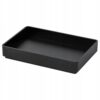 IKEA SKOGSVIKEN TACA CZARNA PROSTOKĄTNA 10x15 CM