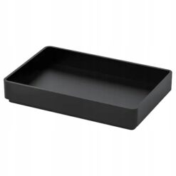 IKEA SKOGSVIKEN TACA CZARNA PROSTOKĄTNA 10x15 CM
