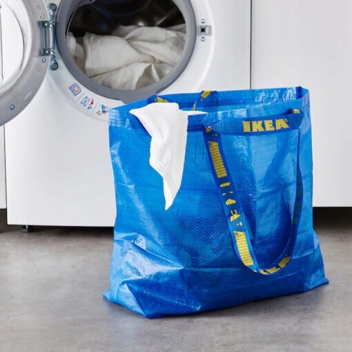 IKEA FRAKTA TORBA NIEBIESKA NA ZAKUPY MOCNA 36 L - obrazek 6