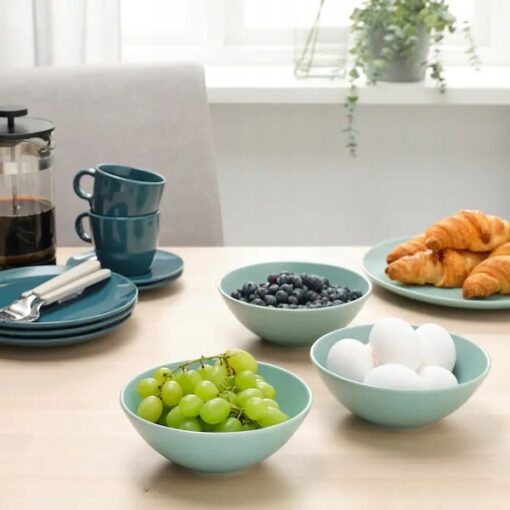 IKEA FARGKLAR MISKA ZIELONE MISKI 4 SZT. 16 CM - obrazek 2