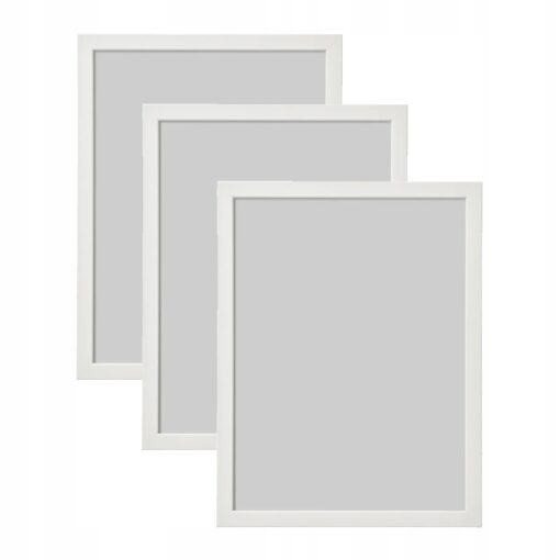 IKEA FISKBO RAMKA NA ZDJĘCIA A3 BIAŁA 30x40CM 3SZT