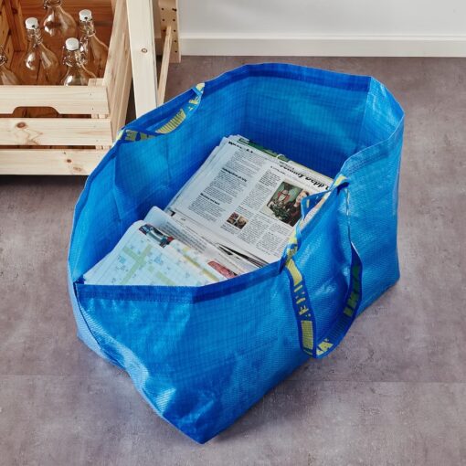 IKEA FRAKTA TORBA NA ZAKUPY PRANIE BASEN 71L - 10 SZT. - obrazek 3