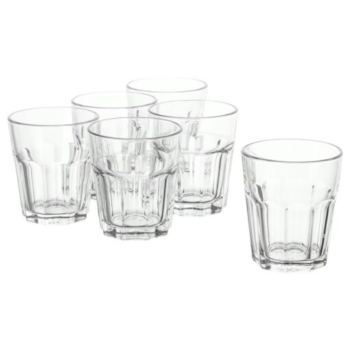 IKEA POKAL ZESTAW SZKLANEK 6 SZTUK SZKŁO 270 ML