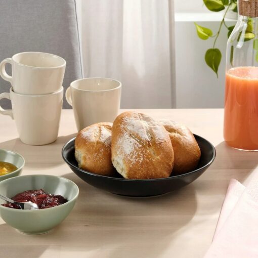 IKEA FARGKLAR SERWIS ZESTAW TALERZY MATOWE 24 SZT - obrazek 4