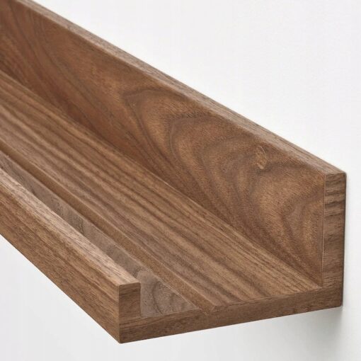 IKEA MOSSLANDA PÓŁKA NA ZDJĘCIA ORZECH 55 cm - obrazek 3