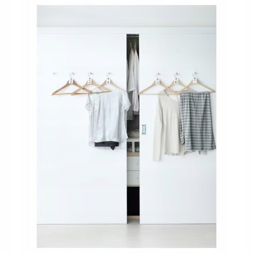 IKEA BUMERANG WIESZAK NATURALNY DREWNIANY 16 SZT. - obrazek 4