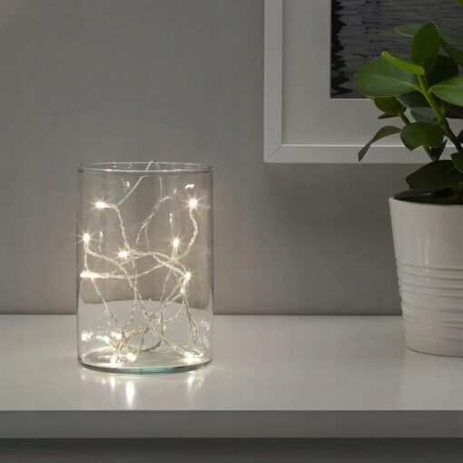 IKEA LEDFYR GIRLANDA LED ŁAŃCUCH 12 LAMPEK ŚWIĘTA - obrazek 3
