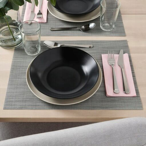 IKEA FARGKLAR SERWIS ZESTAW TALERZY MATOWE 24 SZT - obrazek 2