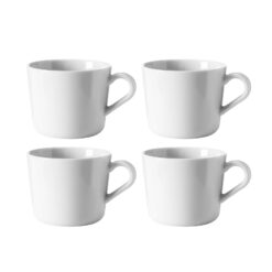 IKEA 365+ KUBEK BIAŁY PORCELANA 240 ML ZESTAW 4 SZT.