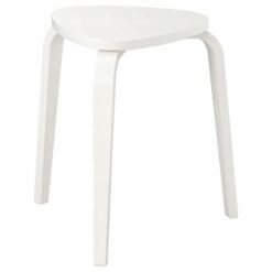 IKEA KYRRE STOŁEK TABORET BIAŁY