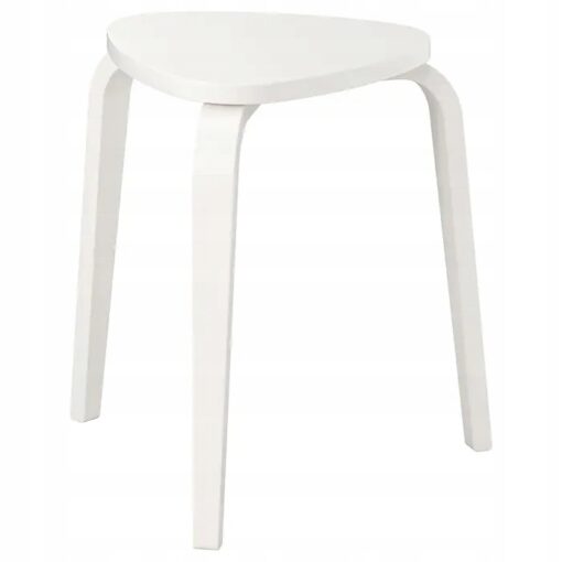 IKEA KYRRE STOŁEK TABORET BIAŁY