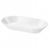 IKEA 365+ PÓŁMISEK PORCELANOWY BIAŁY 24x13 cm
