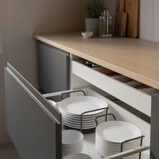 IKEA UPPDATERA STOJAK UCHWYT NA TALERZE ANTRACYT - obrazek 3