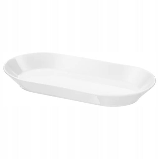IKEA 365+ PÓŁMISEK PORCELANOWY BIAŁY 31x17 cm