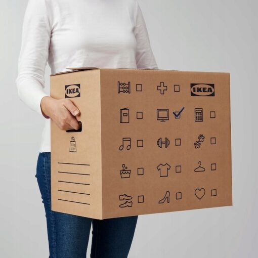 IKEA DUNDERGUBBE KARTON PUDEŁKO PRZEPROWADZKA 54L - obrazek 3