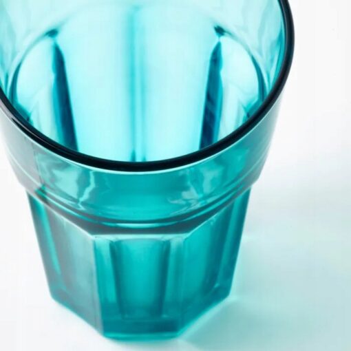 IKEA POKAL SZKLANKA TURKUSOWA 350 ML - obrazek 3